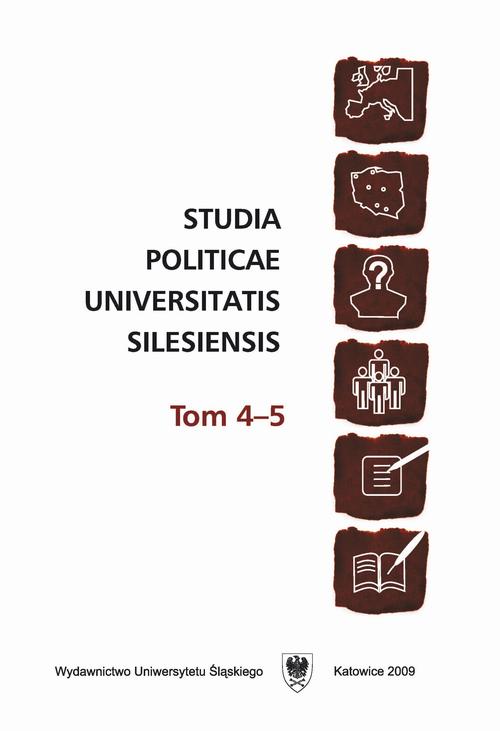 Studia Politicae Universitatis Silesiensis. T. 4–5 — okładka wydania