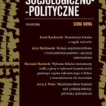 Studia Socjologiczno-Polityczne 1(08)/2018 — okładka wydania