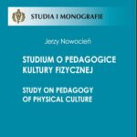 Studium o pedagogice kultury fizycznej — okładka e-booka