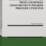 Stwierdzenie naruszenia Europejskiej Konwencji Praw Człowieka i jego skutki w polskim procesie cywilnym — okładka e-booka