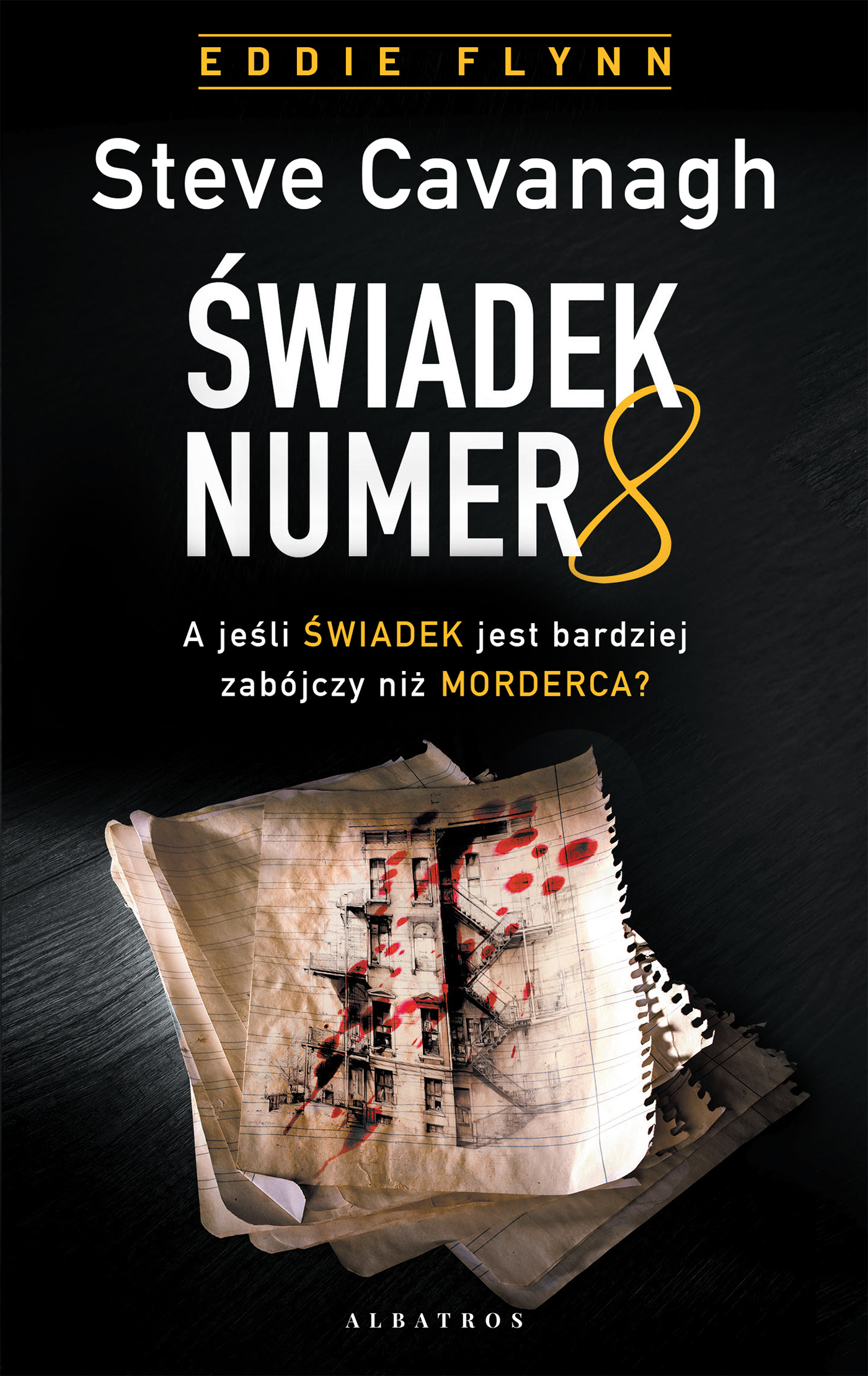 Tytuł: Świadek numer 8
Autor: Steve Cavanagh
Wydawnictwo: Albatros
Formaty: EPUB, MOBI