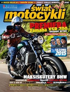 Świat Motocykli 1/2016. Numer 1 wśród Czasopism Motocyklowych — okładka e-booka