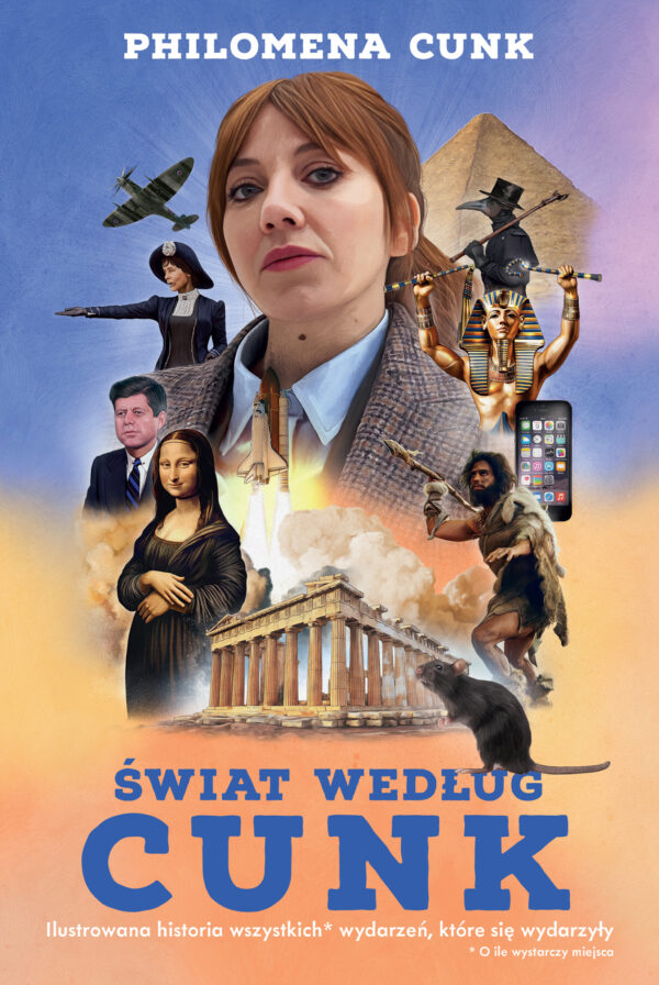 Świat według Cunk. Ilustrowana historia wszystkich* wydarzeń, które się wydarzyły (*O ile wystarczy miejsca) — okładka e-booka