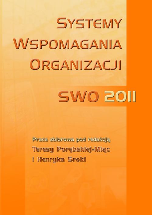Tytuł: Systemy wspomagania organizacji SWO 2011
Autor: 
Wydawnictwo: Wydawnictwo Uniwersytetu Ekonomicznego w Katowicach
Formaty: PDF