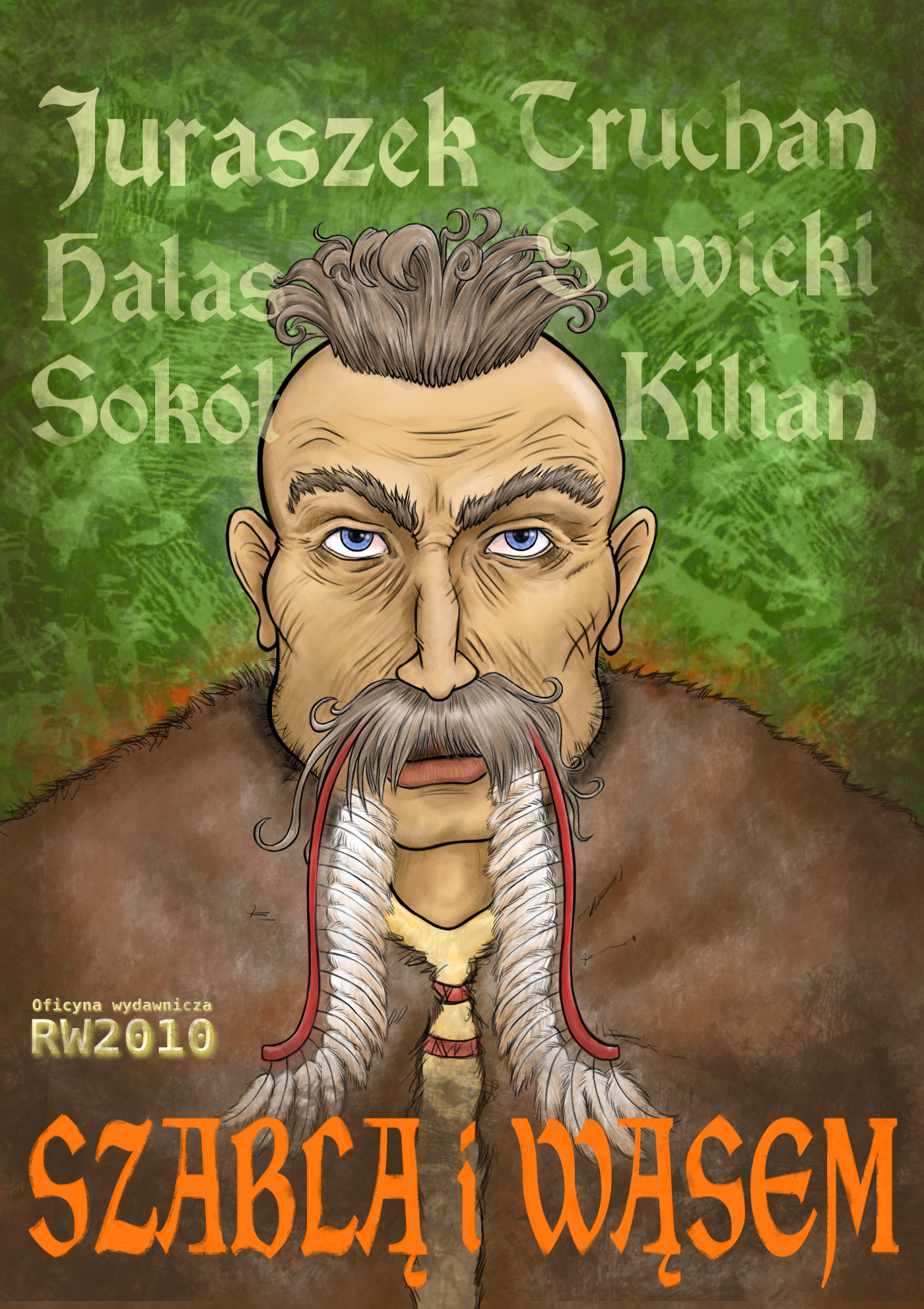Szablą i wąsem. Antologia opowiadań sarmackich. — okładka e-booka