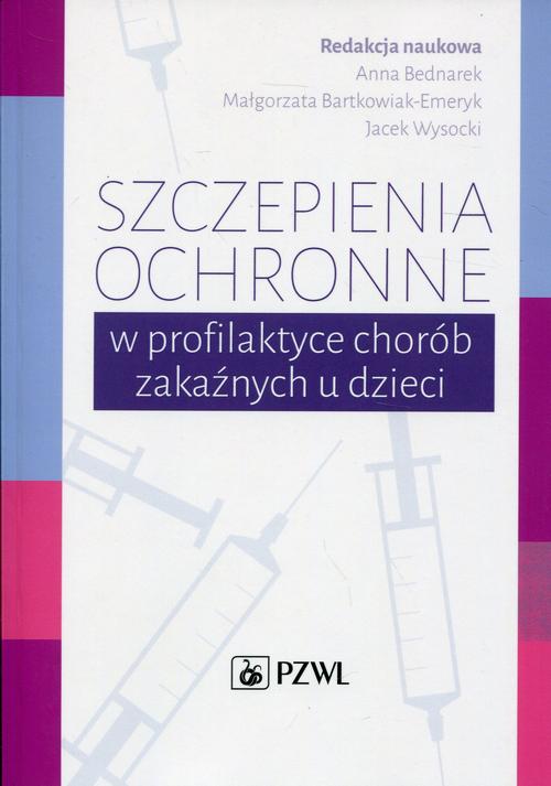 Szczepienia ochronne w profilaktyce chorób zakaźnych u dzieci — okładka e-booka