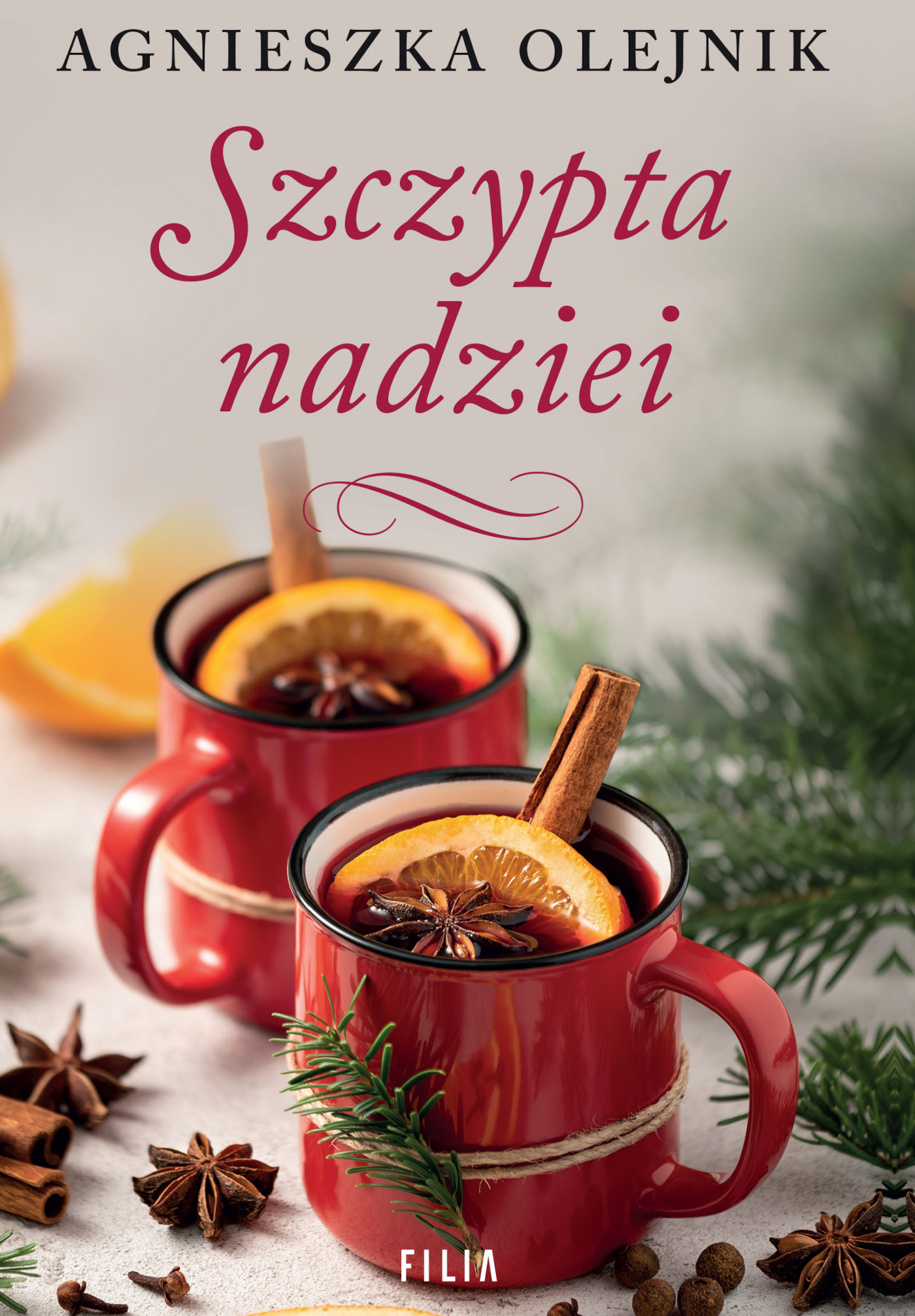 Tytuł: Szczypta nadziei
Autor: Agnieszka Olejnik
Wydawnictwo: FILIA
Formaty: EPUB, MOBI