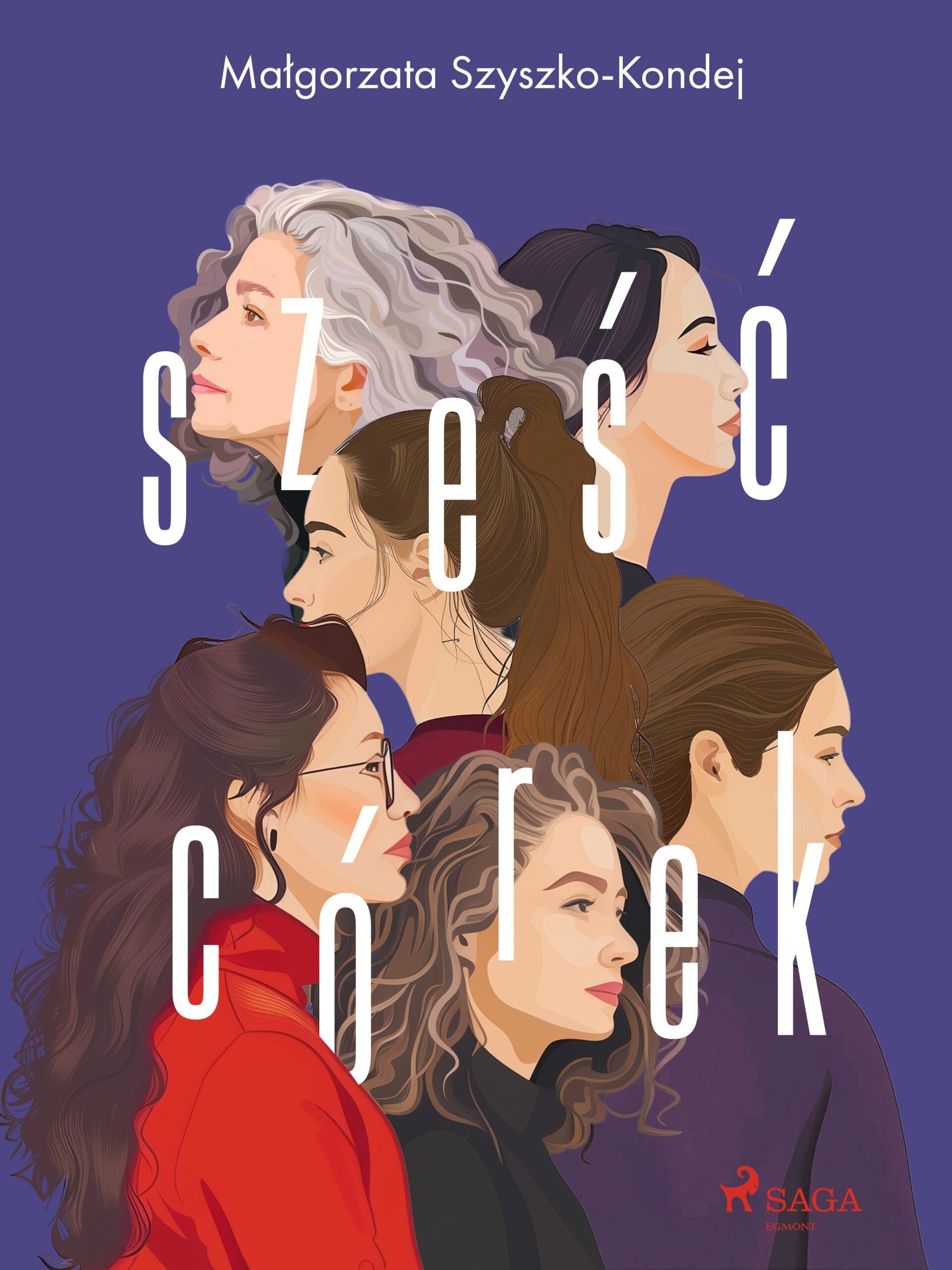 Sześć córek — okładka e-booka