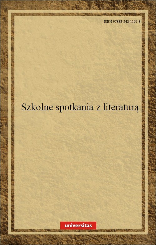 Szkolne spotkania z literaturą — okładka