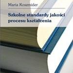 Szkolne standardy jakości procesu kształcenia — okładka e-booka