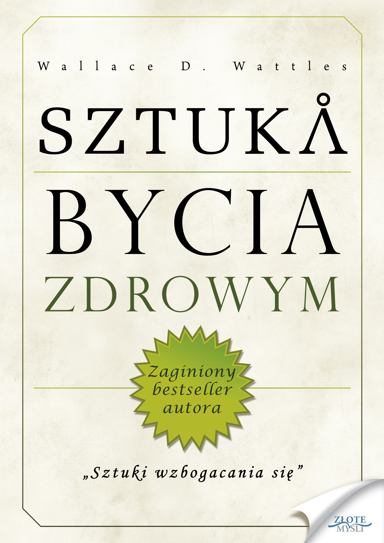 Sztuka bycia zdrowym — okładka e-booka