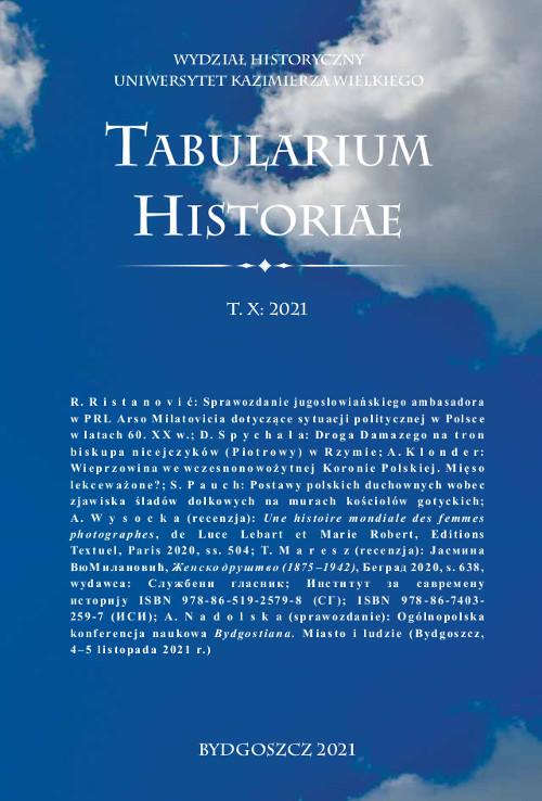 Tytuł: Tabularium Historiae T. X: 2021
Autor: 
Wydawnictwo: Wydawnictwo Uniwersytetu Kazimierza Wielkiego w Bydgoszczy
Formaty: PDF