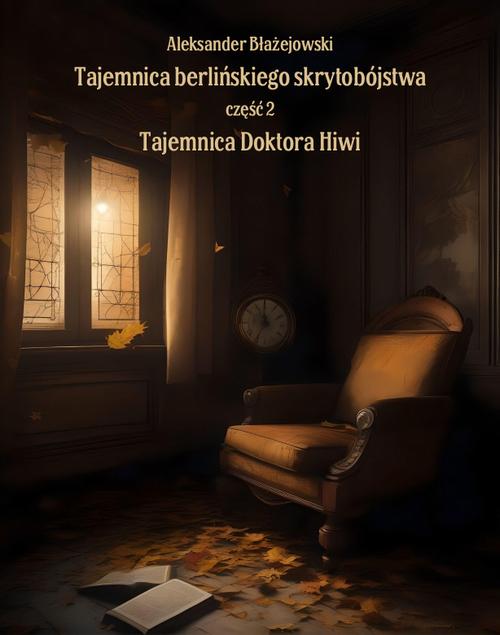 Tytuł: Tajemnica berlińskiego skrytobójstwa, część 2. Tajemnica Doktora Hiwi
Autor: Aleksander Błażejowski
Wydawnictwo: Armoryka
Formaty: EPUB, MOBI