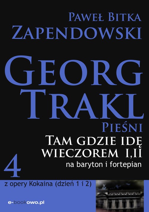 Tam gdzie idę wieczorem — okładka e-booka