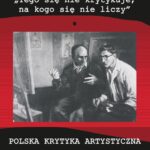 "Tego się nie krytykuje, na kogo się nie liczy" — okładka e-booka