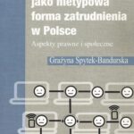 Telepraca jako nietypowa forma zatrudnienia w Polsce — okładka e-booka