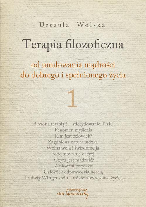 Terapia filozoficzna 1 — okładka e-booka