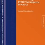 Terminologia podatkowa a prawidłowość implementacji dyrektyw unijnych w Polsce — okładka e-booka