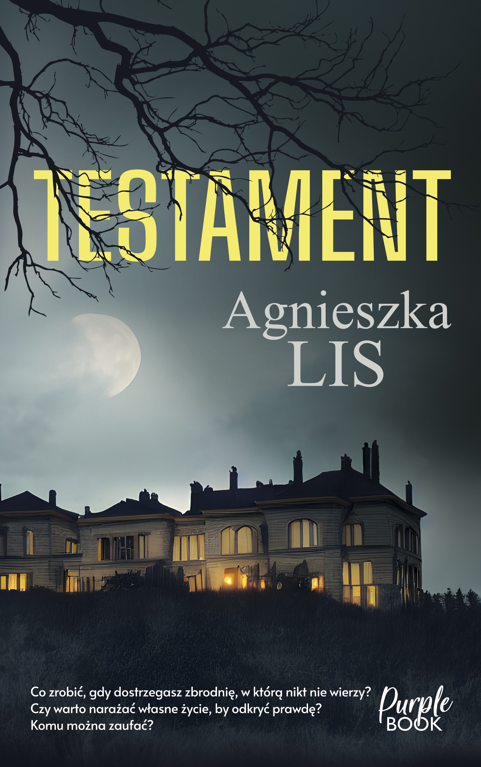 Tytuł: Testament
Autor: Agnieszka Lis
Wydawnictwo: Purple Book
Formaty: EPUB, MOBI