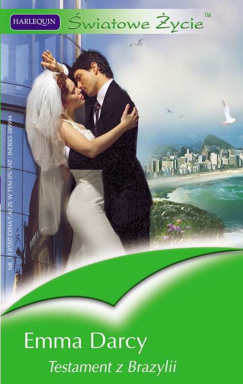 Tytuł: Testament z Brazylii
Autor: Emma Darcy
Wydawnictwo: Harlequin
Formaty: PDF