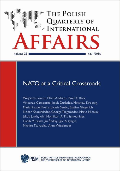 The Polish Quarterly of International Affairs 1/2016 — okładka wydania