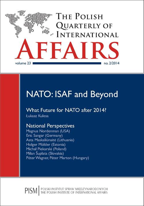 The Polish Quarterly of International Affairs 2/2014 — okładka wydania