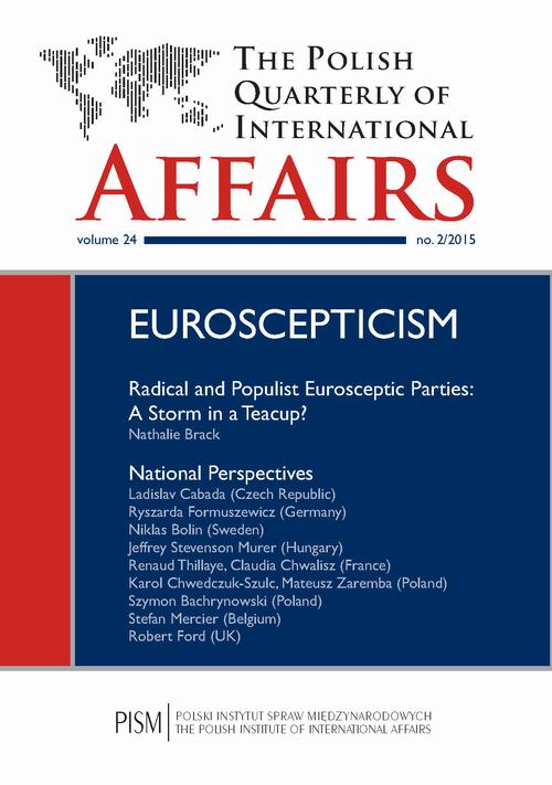 The Polish Quarterly of International Affairs 2/2015 — okładka wydania