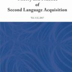 Theory and Practice of Second Language Acquisition 2017. Vol. 3 (1) — okładka wydania