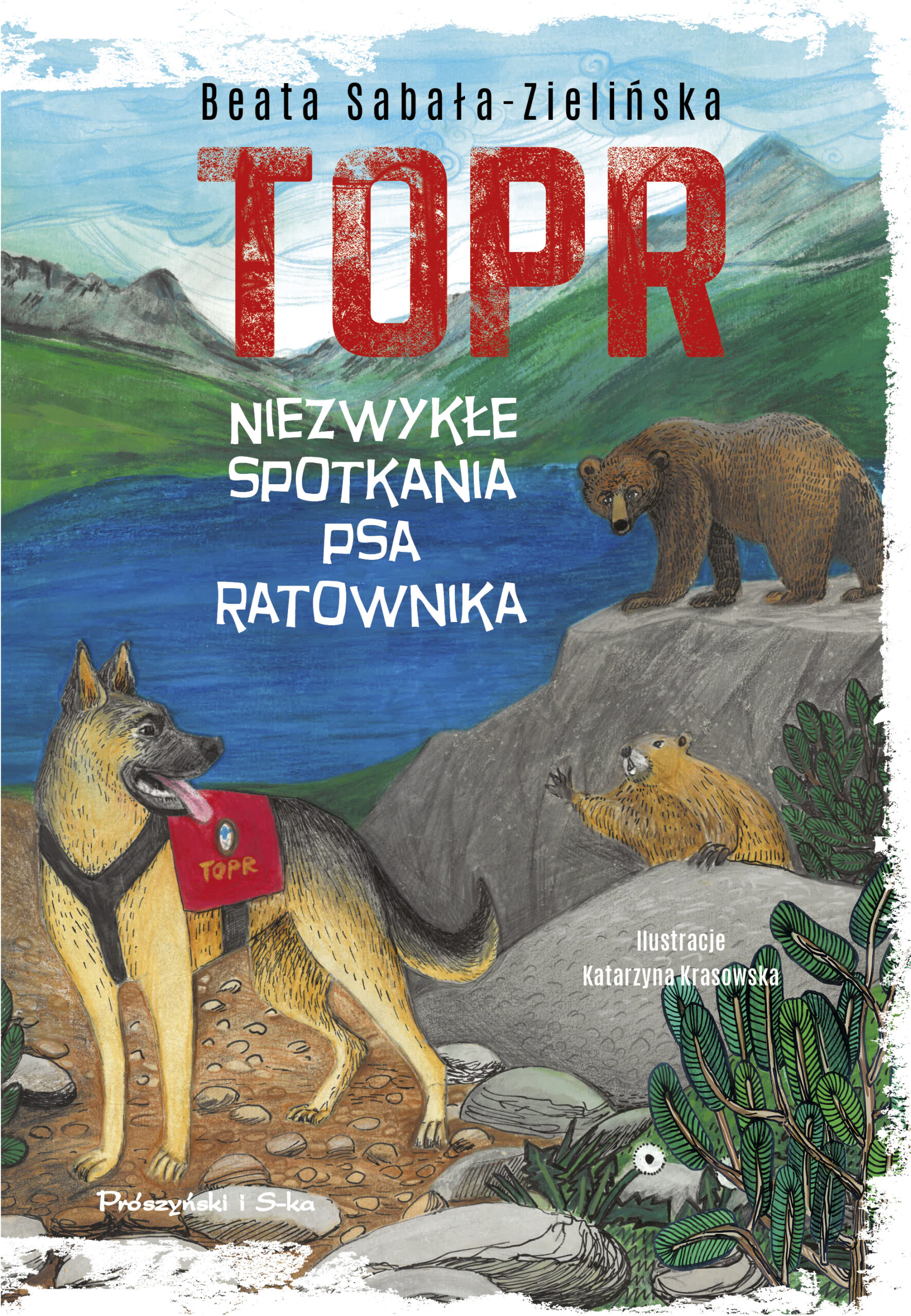 TOPR. Niezwykłe spotkania psa ratownika — okładka e-booka