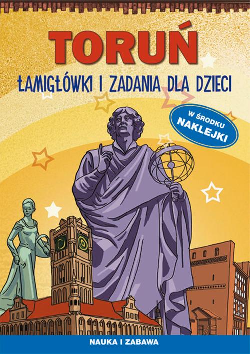 Toruń Łamigłówki i zadania dla dzieci — okładka e-booka