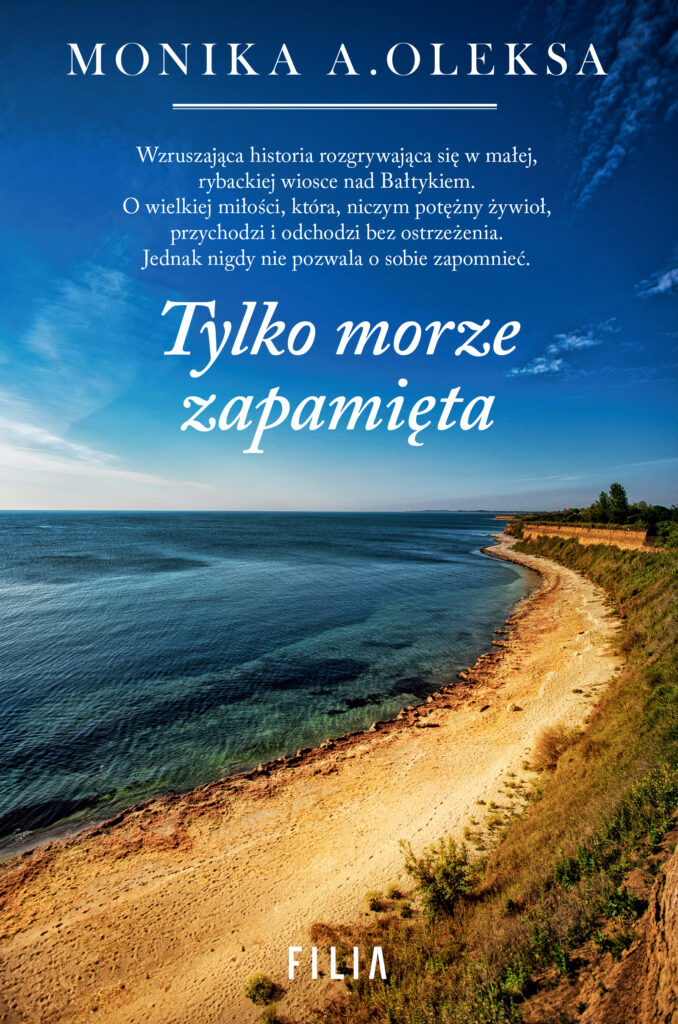 Tylko morze zapamięta — okładka