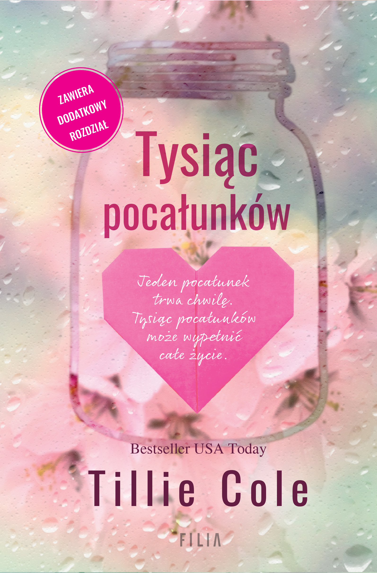 Tytuł: Tysiąc pocałunków (edycja limitowana)
Autor: Tillie Cole
Wydawnictwo: FILIA
Formaty: EPUB, MOBI