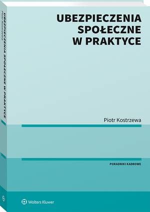 Ubezpieczenia społeczne w praktyce — okładka e-booka