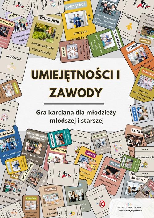 Tytuł: „Umiejętności i Zawody. Gra karciana dla młodzieży młodszej i starszej” do druku
Autor: Katarzyna Skoczylas-Płuska
Wydawnictwo: Katarzyna Skoczylas-Płuska
Formaty: PDF