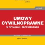 Umowy cywilnoprawne w pytaniach i odpowiedziach — okładka e-booka
