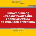 Tytuł: Umowy o pracę – zasady zawierania i rozwiązywania po zmianach przepisów
Autor: Sebastian Kryczka
Wydawnictwo: Infor
Formaty: PDF