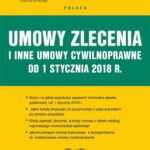 Umowy zlecenia i inne umowy cywilnoprawne od stycznia 2018 — okładka e-booka