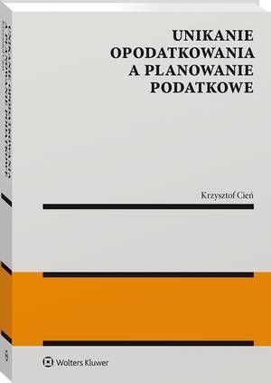 Unikanie opodatkowania a planowanie podatkowe — okładka e-booka