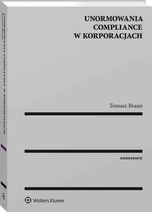 Unormowania compliance w korporacjach — okładka e-booka