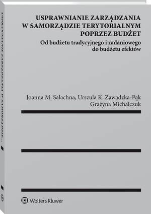 Usprawnianie zarządzania w samorządzie terytorialnym poprzez budżet — okładka e-booka