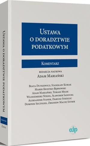 Ustawa o doradztwie podatkowym. Komentarz — okładka e-booka