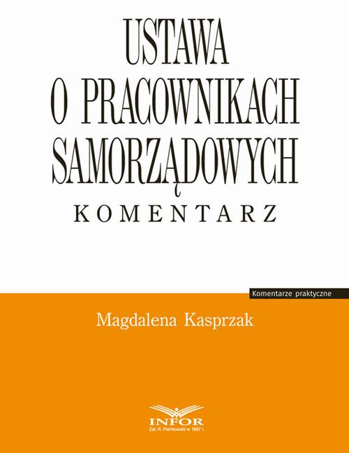 Ustawa o pracownikach samorządowych. Komentarz — okładka e-booka