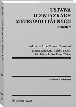 Ustawa o związkach metropolitalnych. Komentarz — okładka e-booka