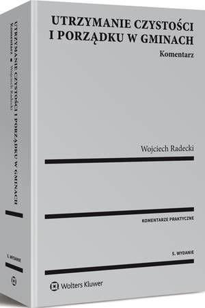 Utrzymanie czystości i porządku w gminach. Komentarz — okładka e-booka