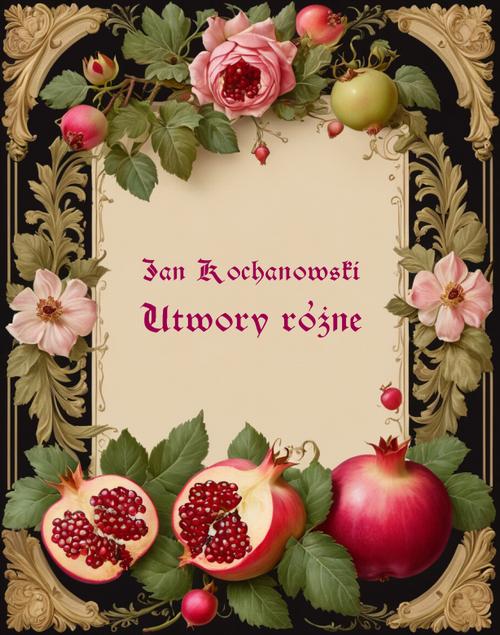 Tytuł: Utwory różne Jana Kochanowskiego
Autor: Janusz Kochanowski
Wydawnictwo: Armoryka
Formaty: EPUB, MOBI