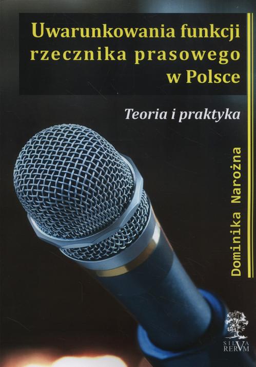 Uwarunkowania funkcji rzecznika prasowego w Polsce — okładka e-booka