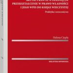 Użytkowanie wieczyste — okładka e-booka
