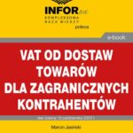 VAT od dostaw towarów dla zagranicznych podatników — okładka e-booka