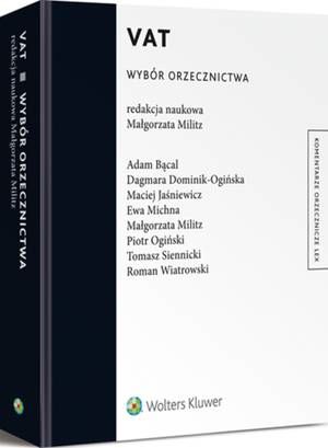 VAT. Wybór orzecznictwa — okładka e-booka