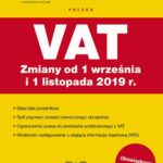 VAT Zmiany od 1 września i 1 listopada 2019 — okładka e-booka